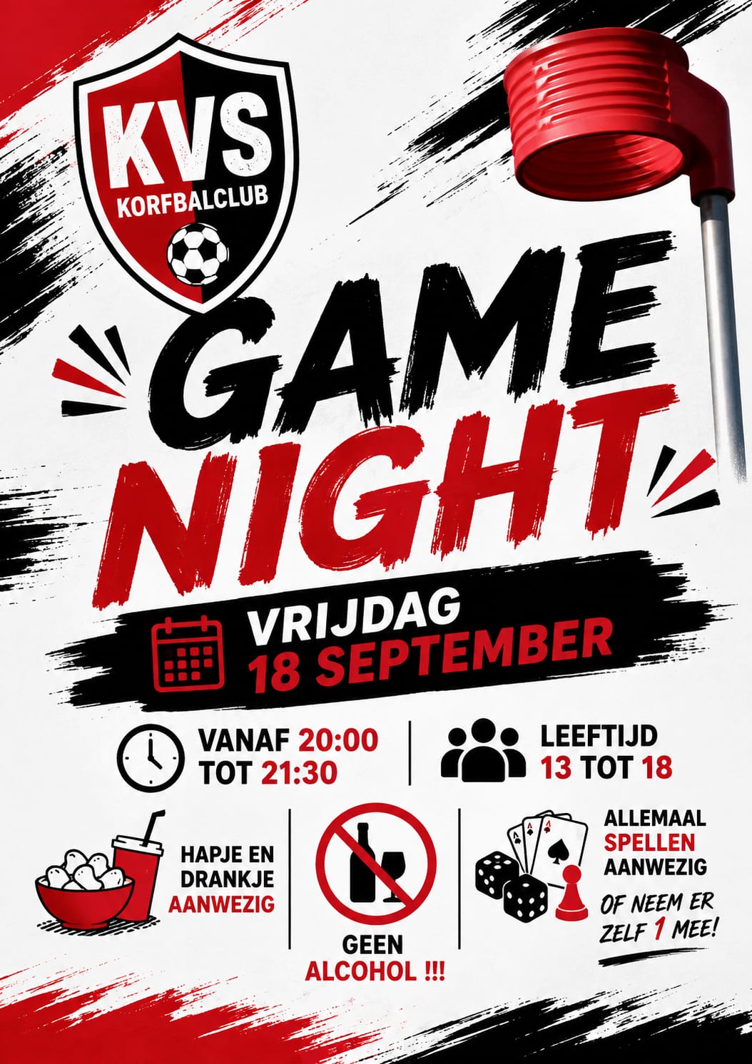 Game Night 13-18 jaar op vrijdag 18 september 2026