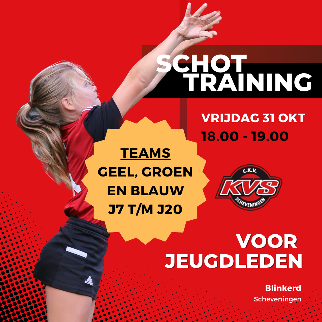 Schottraining voor KVS J7 t/m J20