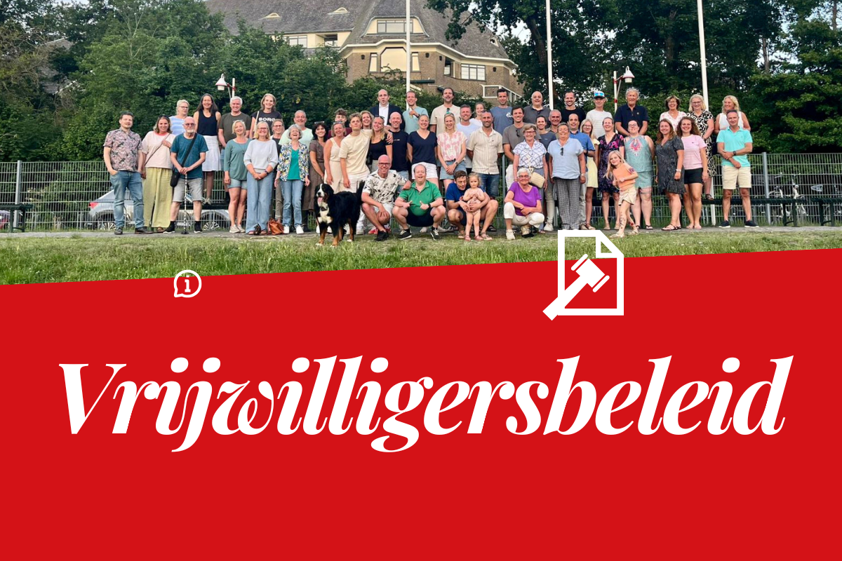 Nieuw vrijwilligersbeleid